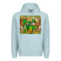 Blue Mist St. Patrick's Day gnomies truck tumbler Premium Hoodie - Neo Western