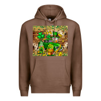 Chestnut St. Patrick's Day gnomies truck tumbler Premium Hoodie - Neo Western