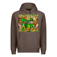 Coffee St. Patrick's Day gnomies truck tumbler Premium Hoodie - Neo Western