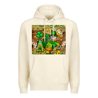 Sandshell St. Patrick's Day gnomies truck tumbler Premium Hoodie - Neo Western