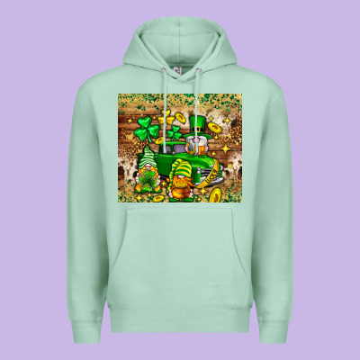 St. Patrick's Day Gnomies Truck Tumbler Premium Hoodie Designed By Neo Western