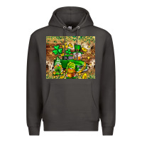 Smoke St. Patrick's Day gnomies truck tumbler Premium Hoodie - Neo Western