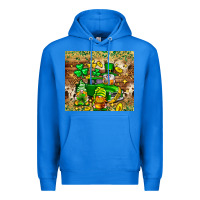 True Royal St. Patrick's Day gnomies truck tumbler Premium Hoodie - Neo Western