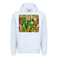 White St. Patrick's Day gnomies truck tumbler Premium Hoodie - Neo Western