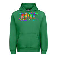 Emerald lgbtq pride  libbey glass Urban Hoodie - HRA Design Shop