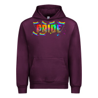 Mauve Wine lgbtq pride  libbey glass Urban Hoodie - HRA Design Shop