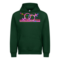 Forest Green lgbtq lesbian  libbey glass Urban Hoodie - HRA Design Shop