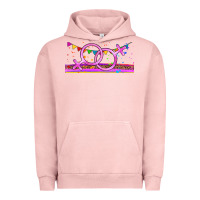 Pigment Salmon lgbtq lesbian  libbey glass Urban Hoodie - HRA Design Shop