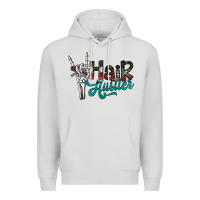 Dove Grey hair hustler2 Premium Hoodie - SublimationCraftShop