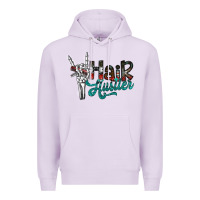 Lilac hair hustler2 Premium Hoodie - SublimationCraftShop