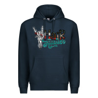 Navy hair hustler2 Premium Hoodie - SublimationCraftShop