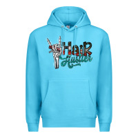 Ocean Blue hair hustler2 Premium Hoodie - SublimationCraftShop