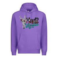 Purple hair hustler2 Premium Hoodie - SublimationCraftShop