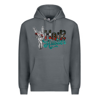 Rock hair hustler2 Premium Hoodie - SublimationCraftShop