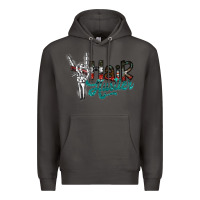 Smoke hair hustler2 Premium Hoodie - SublimationCraftShop