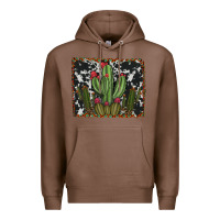 Chestnut aztec cowhide cacti Premium Hoodie - RanaPortraitStore