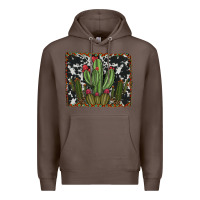Coffee aztec cowhide cacti Premium Hoodie - RanaPortraitStore