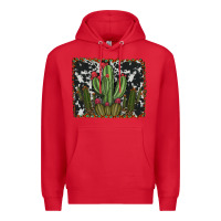 Red aztec cowhide cacti Premium Hoodie - RanaPortraitStore