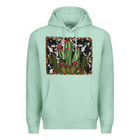 Seafoam aztec cowhide cacti Premium Hoodie - RanaPortraitStore