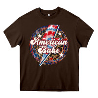 Chocolate Brown Western American Babe Patriotic Heavy Core Tee - LillyAllenDesigns