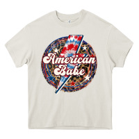 Cream Western American Babe Patriotic Heavy Core Tee - LillyAllenDesigns