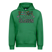 Emerald Racing Is My Favorite Season Urban Hoodie - CowhideDigitalArt
