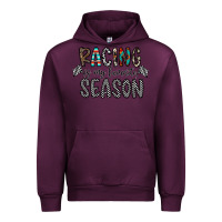 Mauve Wine Racing Is My Favorite Season Urban Hoodie - CowhideDigitalArt
