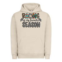Pigment French Oak Racing Is My Favorite Season Urban Hoodie - CowhideDigitalArt