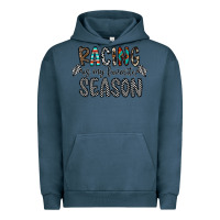 Pigment Midnight Navy Racing Is My Favorite Season Urban Hoodie - CowhideDigitalArt