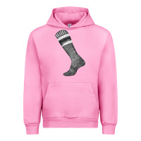 Fuchsia Pink black sock fa element Urban Hoodie - FaDigitalArtStudio