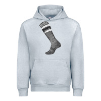 Heather Grey black sock fa element Urban Hoodie - FaDigitalArtStudio