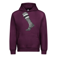 Mauve Wine black sock fa element Urban Hoodie - FaDigitalArtStudio
