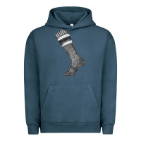 Pigment Midnight Navy black sock fa element Urban Hoodie - FaDigitalArtStudio