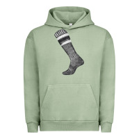 Pigment Oil Green black sock fa element Urban Hoodie - FaDigitalArtStudio