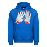 Cobalt batting gloves Urban Hoodie - FaDigitalArtStudio