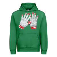 Emerald batting gloves Urban Hoodie - FaDigitalArtStudio