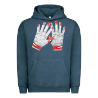 Pigment Midnight Navy batting gloves Urban Hoodie - FaDigitalArtStudio