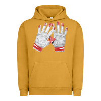 Pigment Peanut Butter batting gloves Urban Hoodie - FaDigitalArtStudio