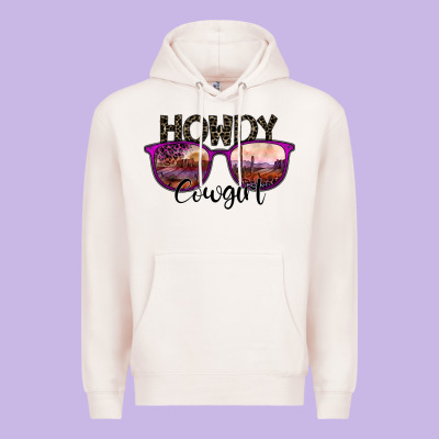 Howdy Cowgirl Premium Hoodie Designed By Sublimationcraftshop