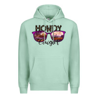 Seafoam howdy cowgirl Premium Hoodie - SublimationCraftShop