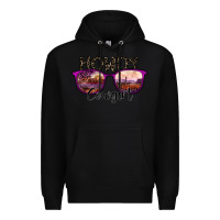 Black howdy cowgirl Premium Hoodie - SublimationCraftShop