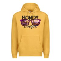 Mustard howdy cowgirl Premium Hoodie - SublimationCraftShop