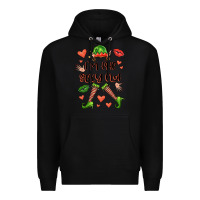 Black im the sexy elf Premium Hoodie - FaDigitalArtStudio