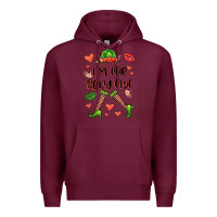 Burgundy im the sexy elf Premium Hoodie - FaDigitalArtStudio