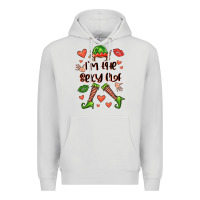 Dove Grey im the sexy elf Premium Hoodie - FaDigitalArtStudio