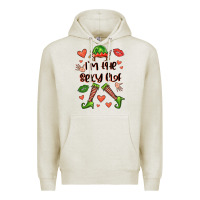 Oatmeal Heather im the sexy elf Premium Hoodie - FaDigitalArtStudio