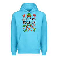 Ocean Blue im the sexy elf Premium Hoodie - FaDigitalArtStudio