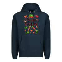 Navy im the sexy elf Premium Hoodie - FaDigitalArtStudio
