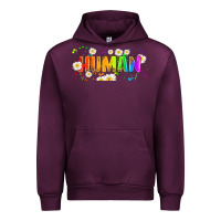 Mauve Wine lgbtq human  libbey glass Urban Hoodie - HRA Design Shop