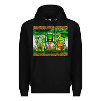 Black St. Patrick's Day gnomies tumbler St. Patricks Day Premium Hoodie - Neo Western